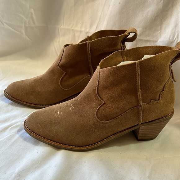 Kelsi Dagger Brooklyn Mocha Kamper Western Ankle Bootie-Size 7  NWOB - Picture 1 of 11